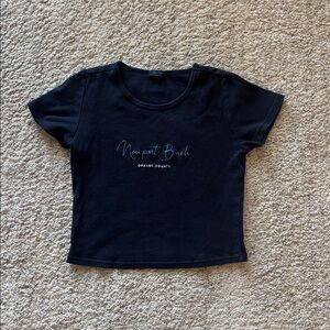 Brandy Melville Navy Newport Beach Top